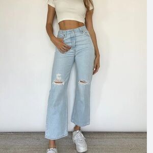 Levi's Light Blue Ankle & Cropped Jeans